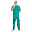 Комплект одежды медицинской мужской универсальный(блуза и брюки (зеленый))