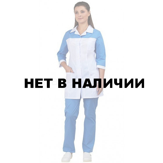 Комплект одежды медицинской женской Дельта (блуза и брюки)
