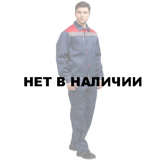 Костюм «Тимбер» брючный (синий-красный)