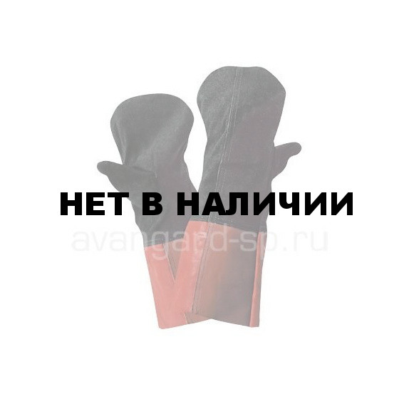 Краги спилковые двухпалые