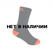 Водонепроницаемые носки детские DexShell Ultra Thin Children Socks L (20-22 см), черный/оранжевый, DS543BLKL
