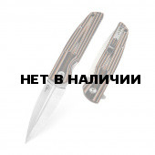Нож Bestech Fin сталь 14C28N, рукоять G10 черно-оранжевая-бежевая