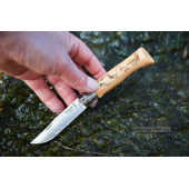 Нож Opinel №8 Alpine adventures, нержавеющая сталь, рукоять дуб, гравировка пеший туризм