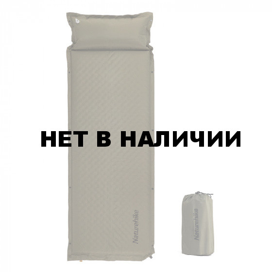 Коврик c подушкой самонадувной Naturehike CNK2300DZ014 D01 зеленый 6см, 6976023923357