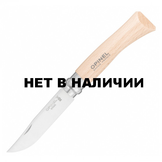 Нож Opinel №7, нержавеющая сталь, рукоять из бука