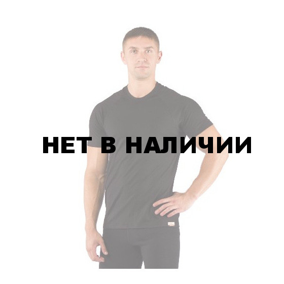 Футболка мужская Quido/ короткий рукав/ шерсть 160/ черный / S