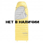 Мешок спальный Naturehike CW400 NH18C400-D с гусиным пухом, размер М, желтый, 6927595761700
