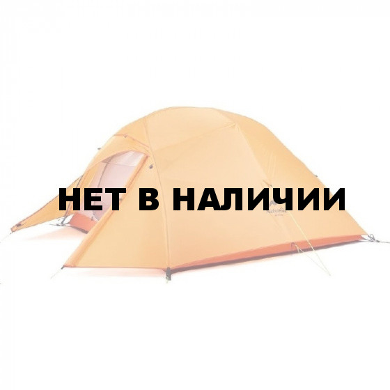 Палатка Naturehike Cloud Up 3 210T NH18T030-T трехместная сверхлегкая с ковриком, оранжевый, 6927595730638