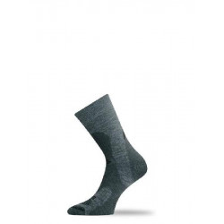 Носки Lasting TRP 889, wool+polyamide, серый с темными вставками, размер S (TRP889-S)