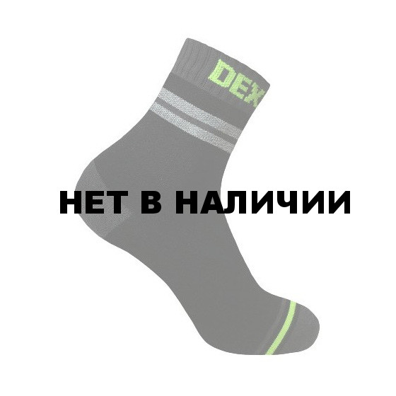 Водонепроницаемые носки DexShell Pro visibility Cycling M (39-42) Серая полоска