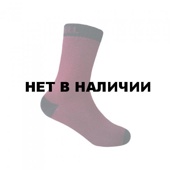 Водонепроницаемые носки детские DexShell Ultra Thin Children Socks M (18-20 см), бордовые