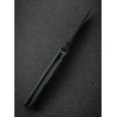 Складной нож SENCUT Slashkin D2 Steel Black Handle Green Canvas Micarta
