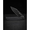 Складной нож SENCUT Brazoria D2 Steel Black Stonewashed Handle G10 Black