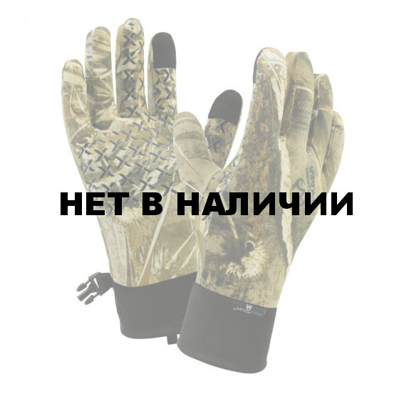 Водонепроницаемые перчатки Dexshell StretchFit Gloves, камуфляж L