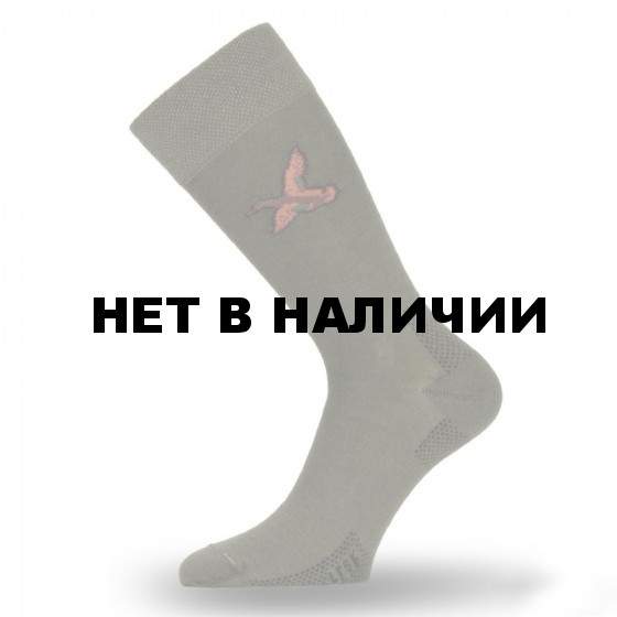 Термоноски Lasting LFSK 620 Cotton (Duck) Треккинг + Охота, зеленый с рисунком, размер L, , LFSK620-L