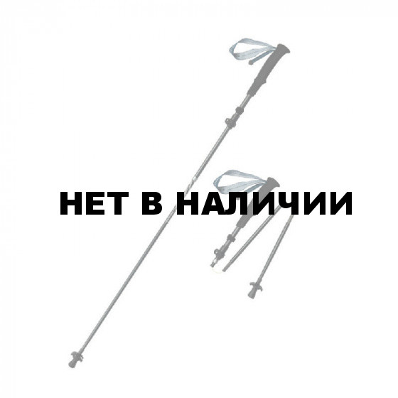 Треккинговая палка Naturehike CNK2450DS013 AL Chang feng Pro 103-120см 5-секций серый, 6975641883708