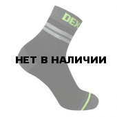 Водонепроницаемые носки DexShell Pro visibility Cycling L (43-46) Серая полоска