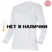 Футболка женская Atala/ длинный рукав/ синтетика/ белый/ L-XL