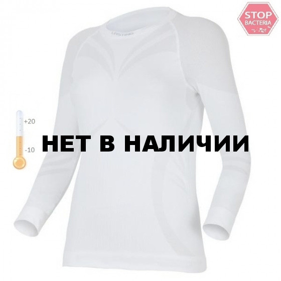 Футболка женская Atala/ длинный рукав/ синтетика/ белый/ L-XL
