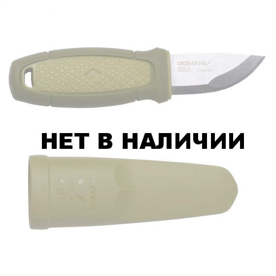 Нож Morakniv Eldris, нержавеющая сталь, цвет красный, с ножнами, 12648