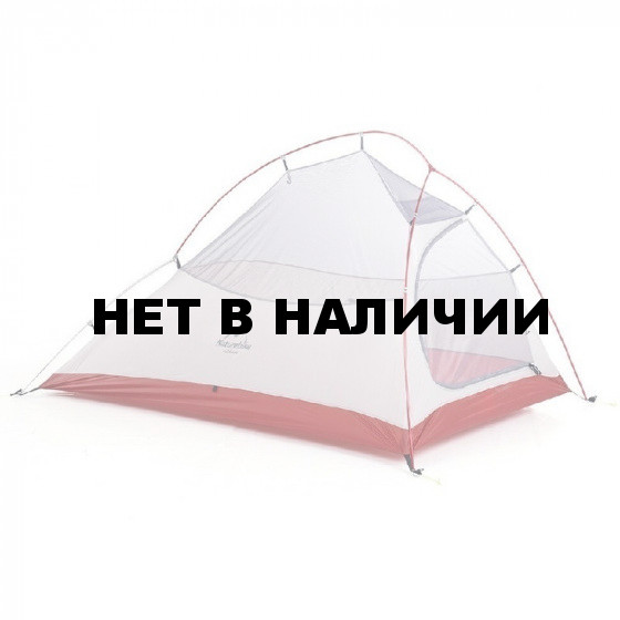 Палатка Naturehike Сloud up 2 20D NH17T001-T двухместная с ковриком, серая, 6927595724668