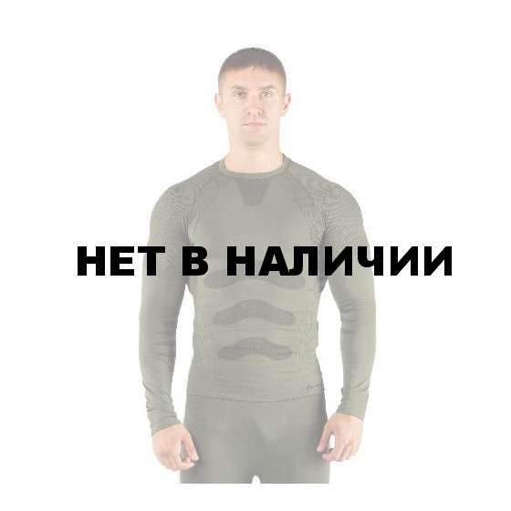 Футболка мужская Apol/ дл. рукав/ синтетика/ зеленый/ S-M, Apol6262SM