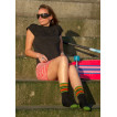 Водонепроницаемые носки DexShell Ultra Dri Sports Socks M (39-42) с оранжевой полосой