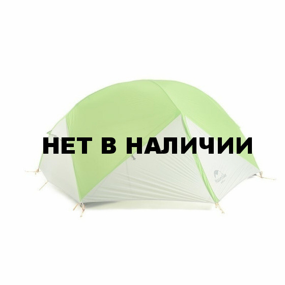 Палатка Naturehike Mongar NH17T007-M 20D,двухместная сверхлегкая, зелено-белая, 6927595726051