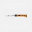 Нож Opinel №8 Animalia, нержавеющая сталь, рукоять дуб, гравировка медведь