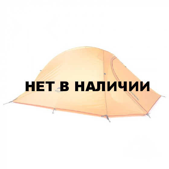 Палатка Naturehike Cloud UP II 210T NH17T001-T двухместная с ковриком, оранжевая, 6927595730584