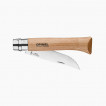 Нож Opinel №12, нержавеющая сталь, рукоять из бука, серрейторная заточка, 002441