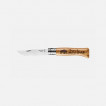 Нож Opinel №8 Animalia, нержавеющая сталь, рукоять дуб, гравировка бизон