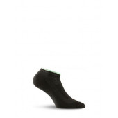 Носки Lasting ARA 906 cotton+nylon, черный с зеленой полоской, размер S (ARA906S)