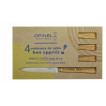 Набор столовых ножей Opinel N°125, дерев. рукоять, нерж, сталь, кор. 001515
