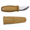 Нож Morakniv Eldris, нержавеющая сталь, цвет желтый, ножны, шнурок, огниво, 13523