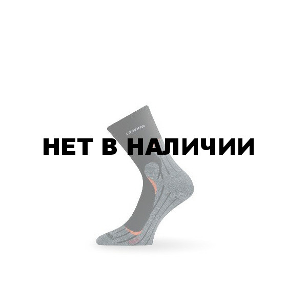Носки Lasting TWW 900, microfiber+polypropylene, черный с серой вставкой, размер M (TWW900-M)