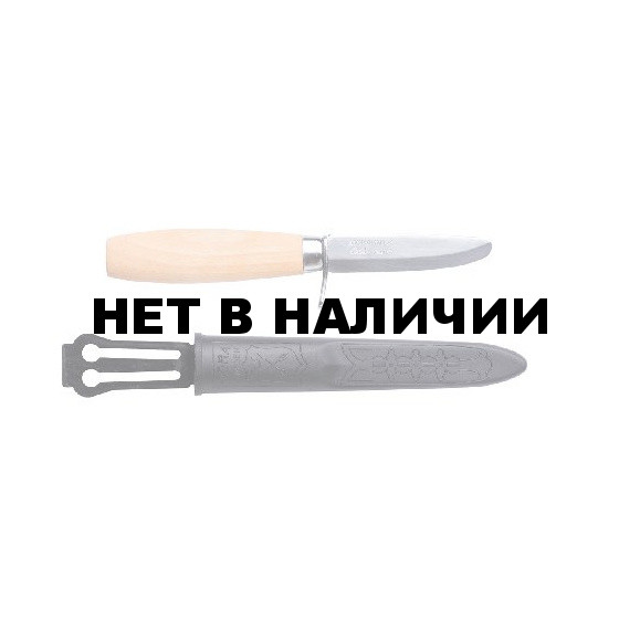 Нож Morakniv Rookie, нержавеющая сталь, деревянная ручка, 12991