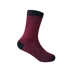 Водонепроницаемые носки детские DexShell Ultra Thin Children Socks S (16-18 см), бордовые