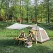 Палатка 3-местная c навесом Naturehike Ango Picnic Automatic Tent CNK2450WS021, бежевая, 6976507662536