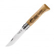 Нож Opinel №8, нержавеющая сталь, рукоять дуб, гравировка рыба, 002334