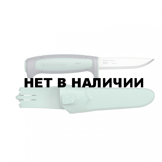 Нож Morakniv Basic 511 2021 Edition углеродистая сталь, пласт. ручка (серая) зел. вставка, 13955