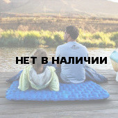 Коврик спальный Naturehike NH19Z055-P двойной FC11 (с надувным мешком), голубой, 6927595735428