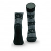 Носки Lasting TWP 686, wool+polypropylene, черный с серым рисунком, размер L (TWP686-L)