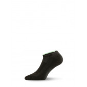 Носки Lasting ARA 906 cotton+nylon, черный с зеленой полоской, размер M (ARA906M)