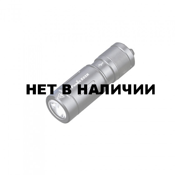 Фонарь Fenix E02R, черный