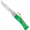 Нож Opinel №7 Trekking нержавеющая сталь, зеленый