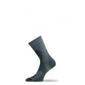 Носки Lasting TRP 889, wool+polyamide, серый с темными вставками, размер L (TRP889-L)