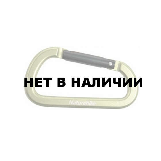 Карабин многофункциональный Naturehike NH15A001-H D-Type 8cm зелёный