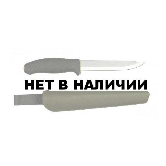 Нож Morakniv 748 MG, нержавеющая сталь, резиновая ручка, 12475