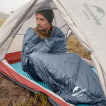 Ультралёгкий спальный мешок Naturehike тип конверт LW180 лето голубой Size M, молния слева, 6927595777947L